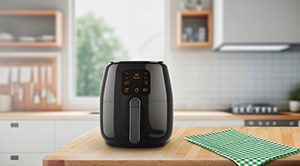 Air Fryer on Counter - Difference Between an Air Fryer and a Microwave